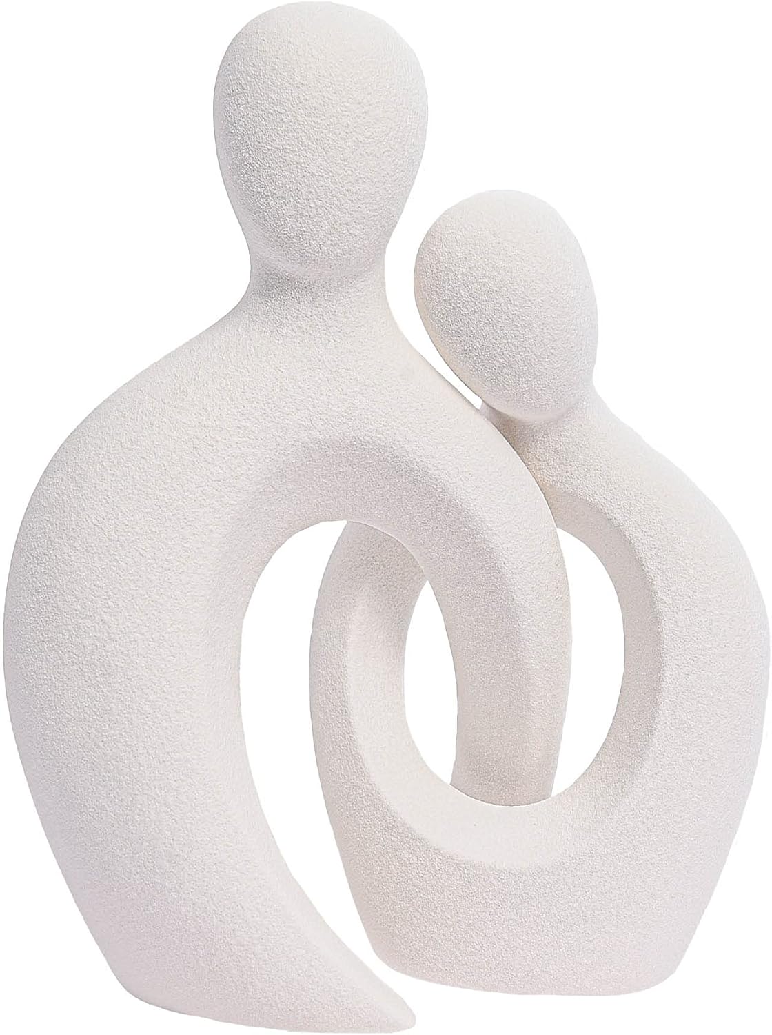 White Abstract Lover Home Statue